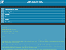 Tablet Screenshot of ladyoftheonering.com